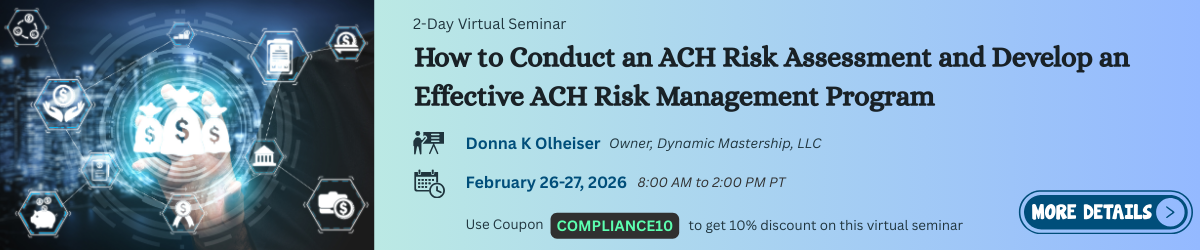 ACH Risk Assessment Effective ACH Risk Management Program
