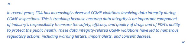 Data Integrity Violations