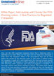 White Paper: FDA cGMPs Requirements for Pharmaceuticals