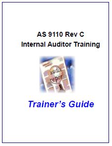 AS9110 Rev C Internal Auditor Training & Checklist Package